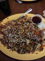 Beef and Chicken with Noodles