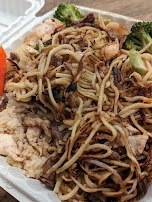 Mongolian Stir Fry on the Grill with Beef and Chicken
