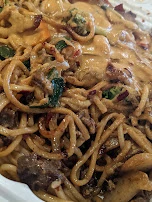 Noodles with Lamb and Peanut Sauce